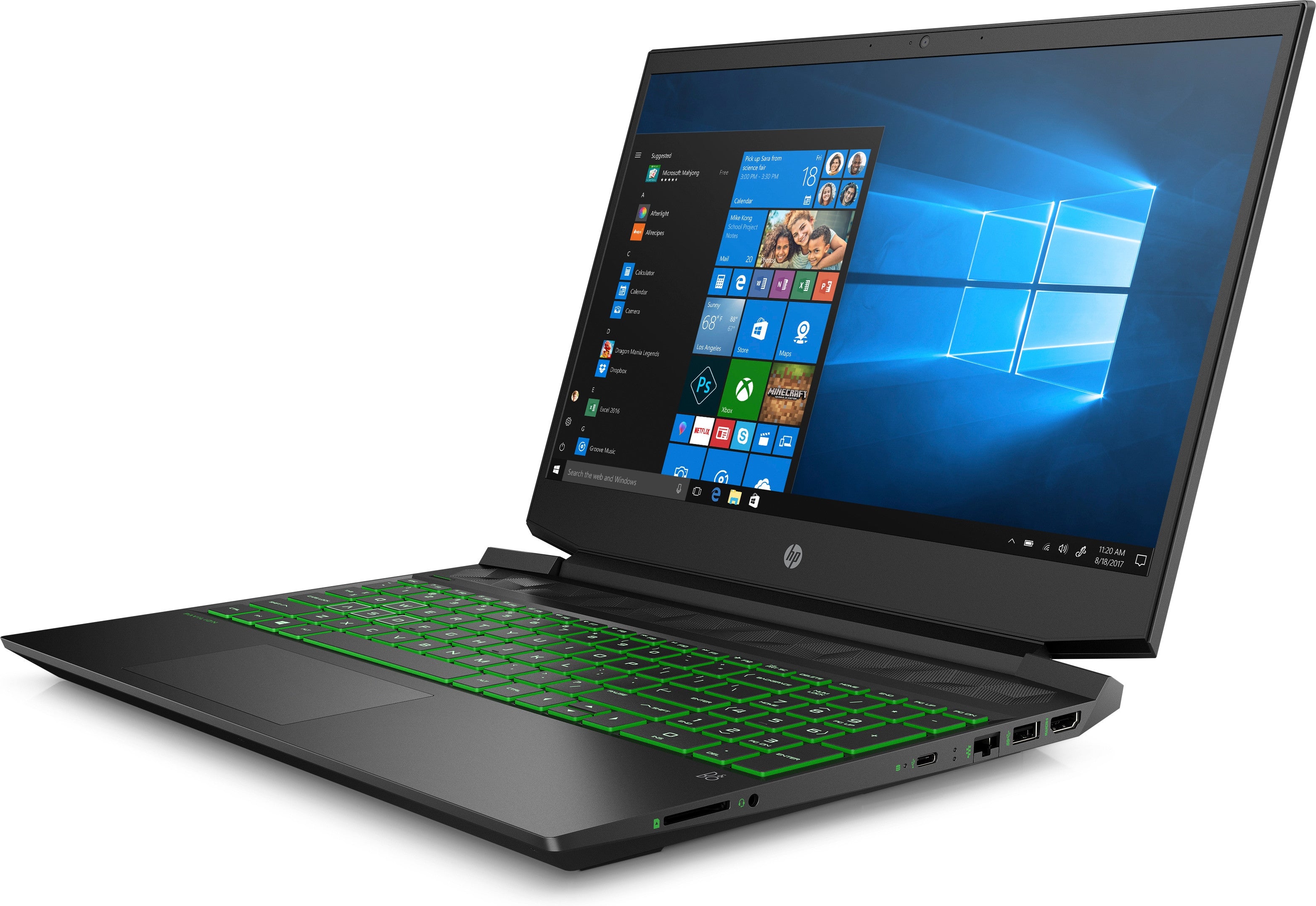 HP Pavilion Gaming 15-ec2265ng AMD Ryzen™ 5 5600H Laptop 39,6 cm (15.6") Full HD 16 GB DDR4-SDRAM 512 GB SSD NVIDIA GeForce RTX 3050 Wi-Fi 6 (802.11ax) Windows 11 Home Schwarz 482K9EA#ABD