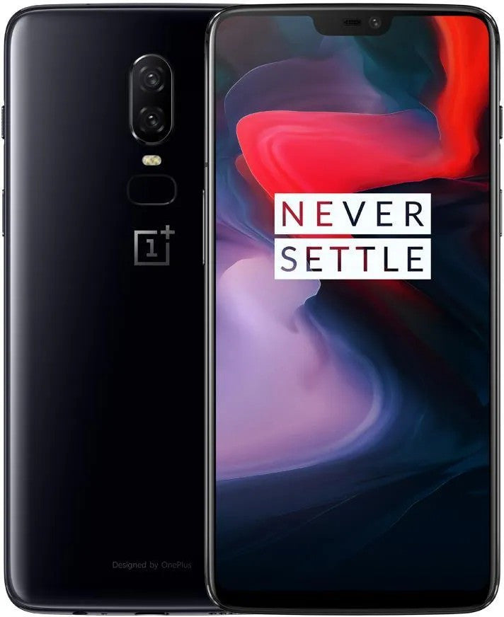 OnePlus 6 15,9 cm (6.28") Dual-SIM 4G USB Typ-C 8 GB 128 GB 3400 mAh Schwarz 5011100386