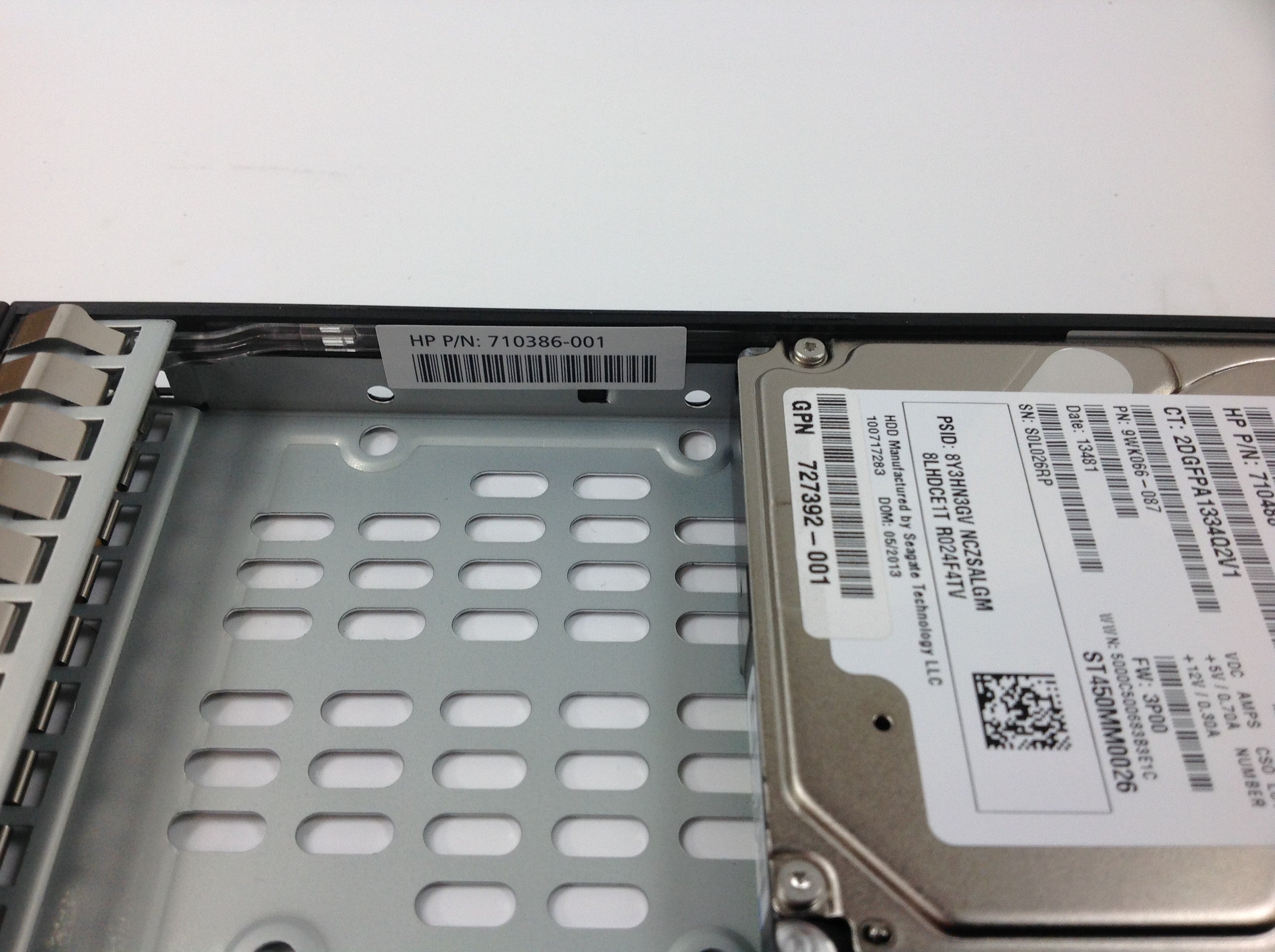 HP Festplatte SS7000 450 GB 10K SFF-Verschlüsselung sas-s 727392-001 