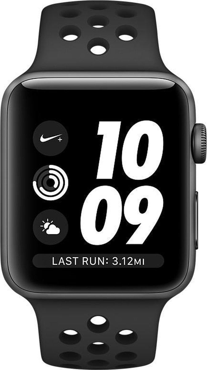 Apple Watch Nike+ OLED 42 mm Digital 312 x 390 Pixel Touchscreen Silber WLAN GPS MQL32ZD/A