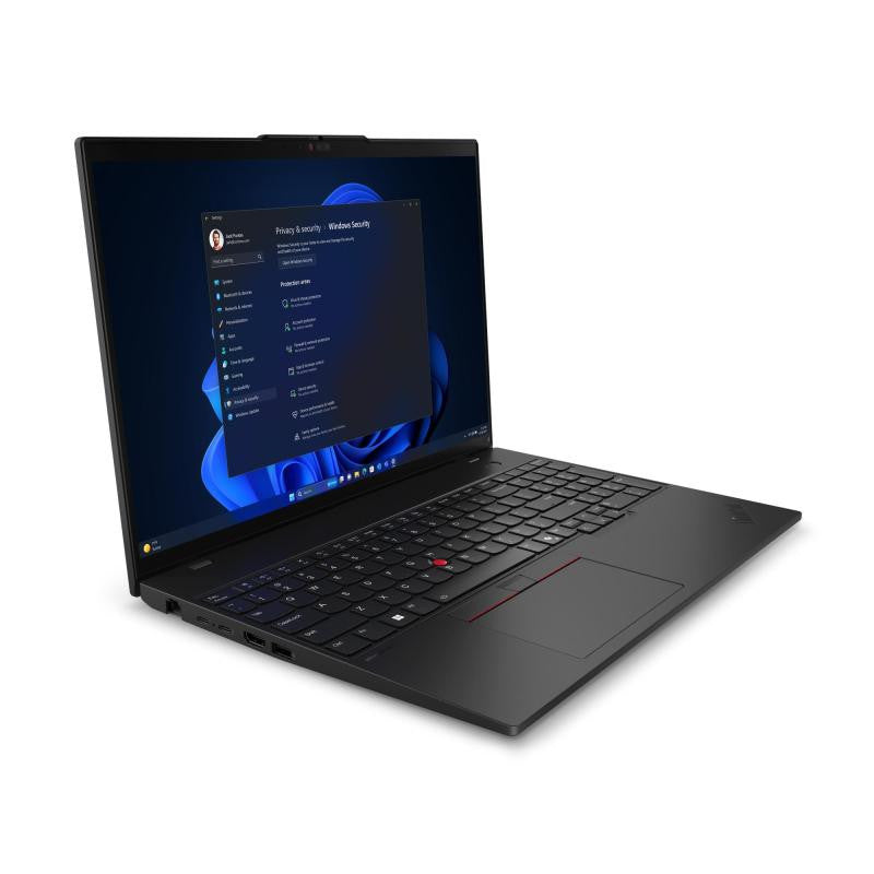 Lenovo ThinkPad L16 Gen 1 (Intel) Intel Core Ultra 5 125U Laptop 40,6 cm (16") WUXGA 16 GB DDR5-SDRAM 512 GB SSD Wi-Fi 6E (802.11ax) Windows 11 Pro Englisch Schwarz
