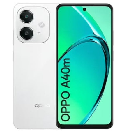 OPPO A40M 16,9 cm (6.67") Dual-SIM Android 14 4G USB Typ-C 8 GB 256 GB 5100 mAh Weiß