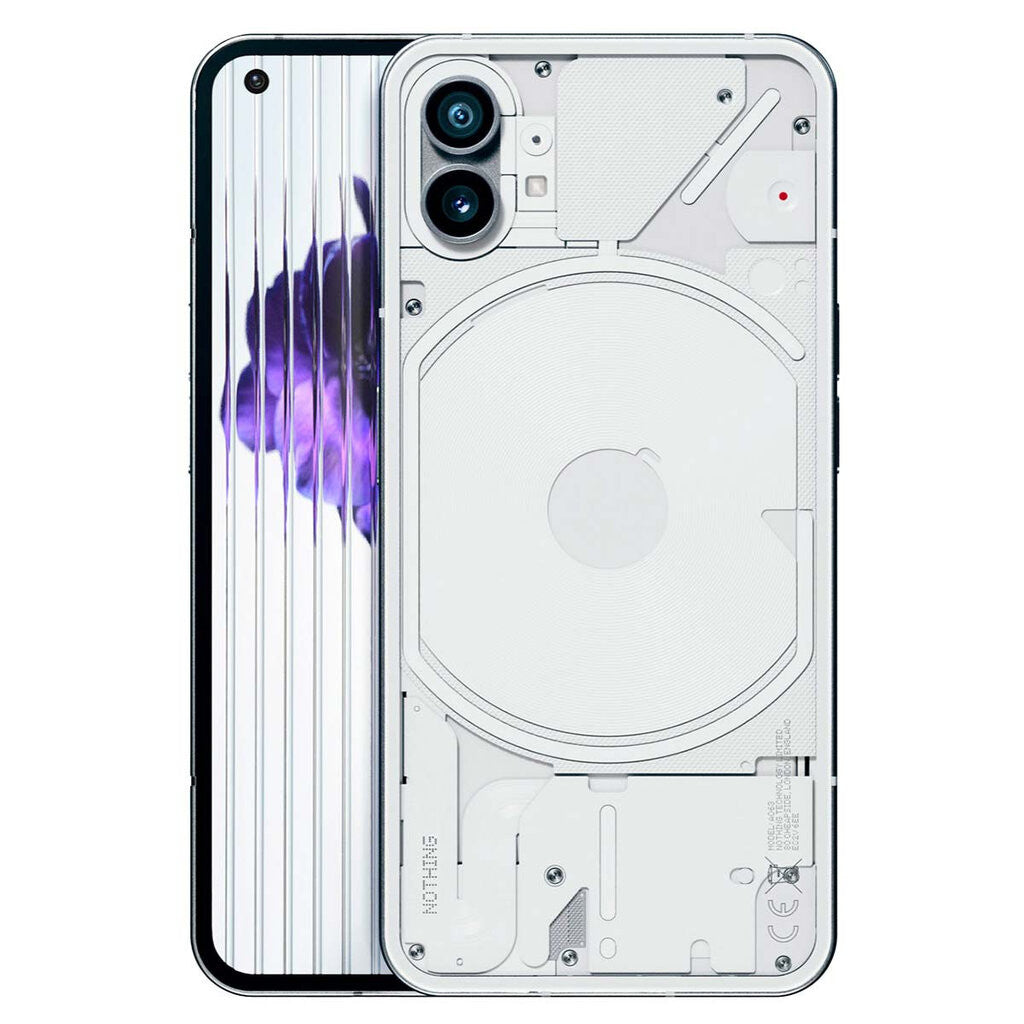 Nothing Phone (1) 16,6 cm (6.55") Dual-SIM 5G USB Typ-C 8 GB 256 GB 4500 mAh Weiß A10400009