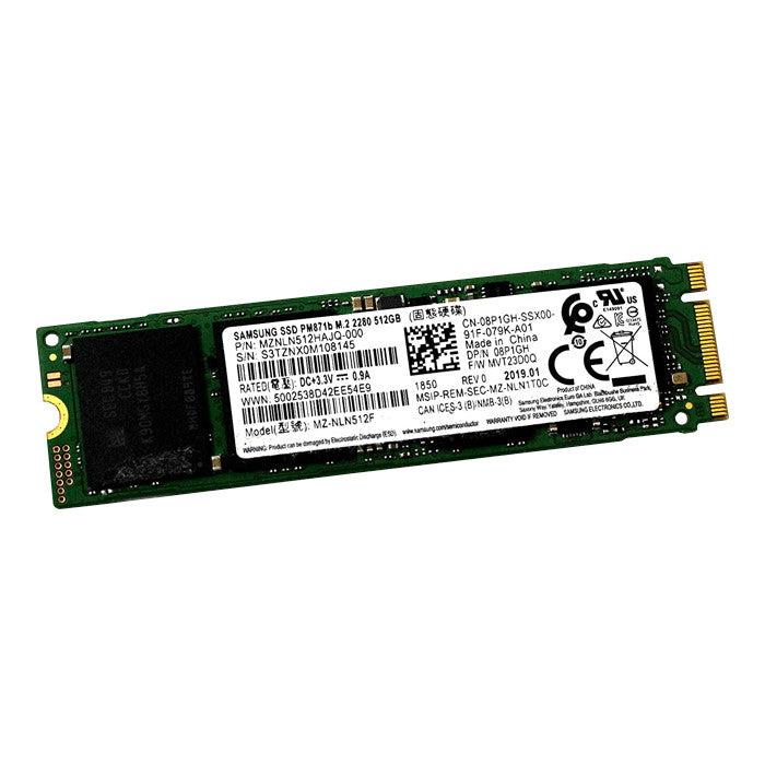 Samsung PM871b 512 GB M.2 Serial ATA III TLC