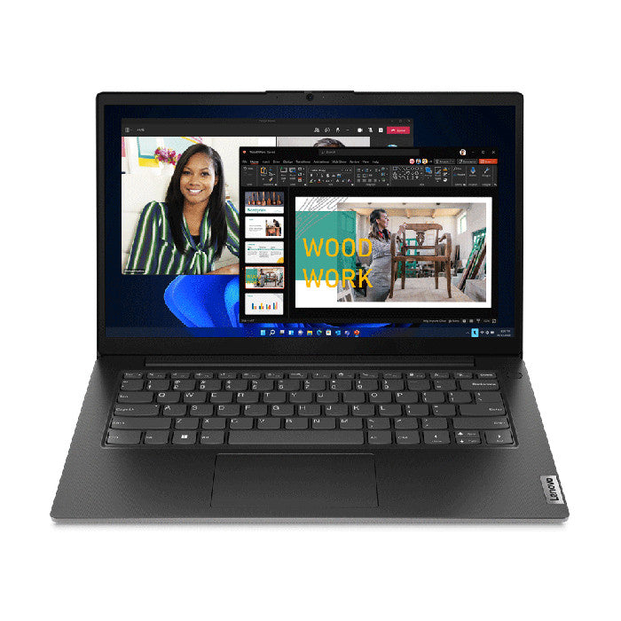 Lenovo V14 G4 AMN AMD Ryzen™ 5 7520U Laptop 35,6 cm (14") Full HD 16 GB LPDDR5-SDRAM 256 GB SSD Wi-Fi 5 (802.11ac) Windows 11 Pro UK Englisch Schwarz