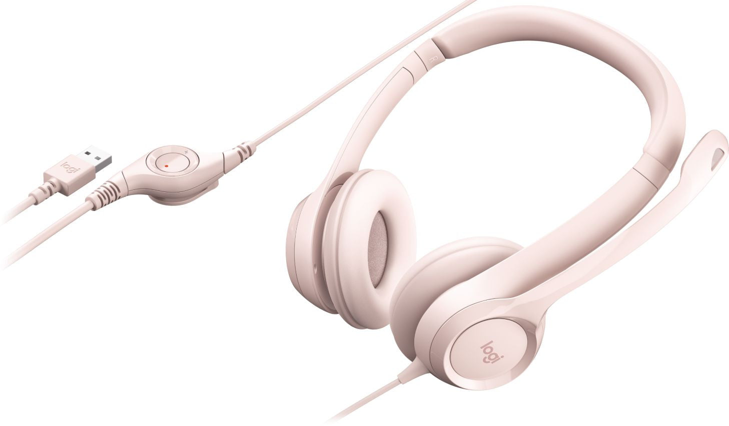 LOGITECH USB Headset H390 Rosa 981-001281