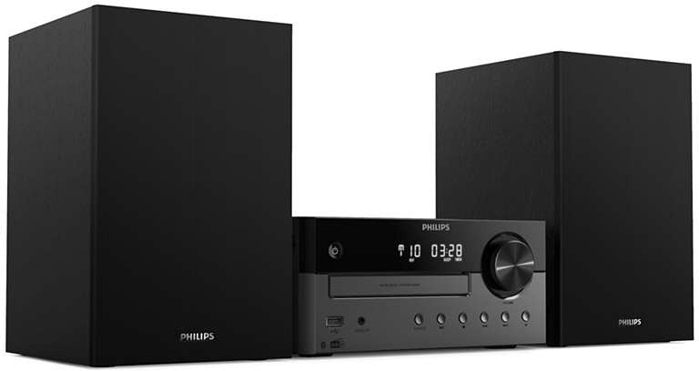 Philips TAM4505/12 Home-Stereoanlage Heim-Audio-Mikrosystem 60 W Schwarz, Grau TAM4505/12