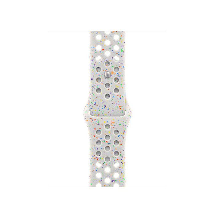 Apple MUUK3ZM/A Intelligentes tragbares Accessoire Band Weiß Aluminium, Fluor-Elastomer