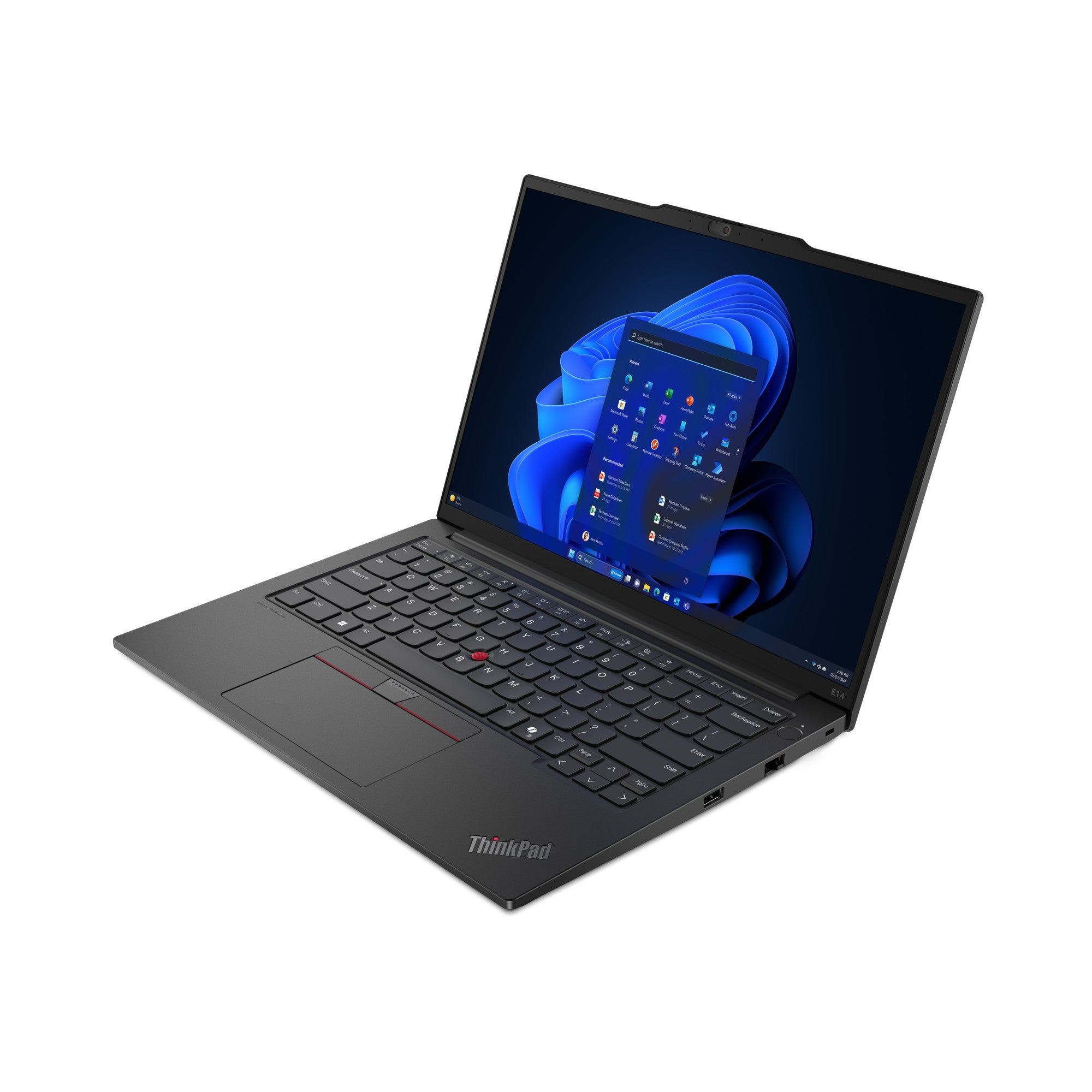 Lenovo ThinkPad E14 Gen 6 (Intel) Intel Core Ultra 7 155H Laptop 35,6 cm (14") WUXGA 16 GB DDR5-SDRAM 512 GB SSD Wi-Fi 6E (802.11ax) Windows 11 Pro Englisch Schwarz