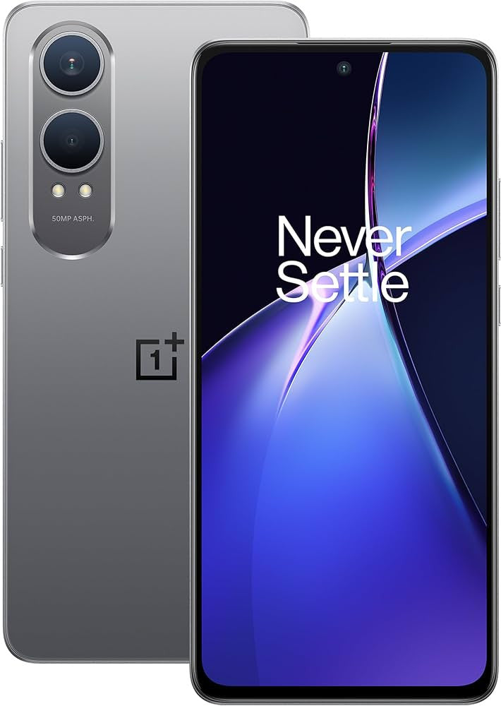 OnePlus Nord CE4 Lite 5G 16,9 cm (6,67") Hybride Dual-SIM Android 14 USB Typ-C 8 GB 256 GB 5110 mAh Silber