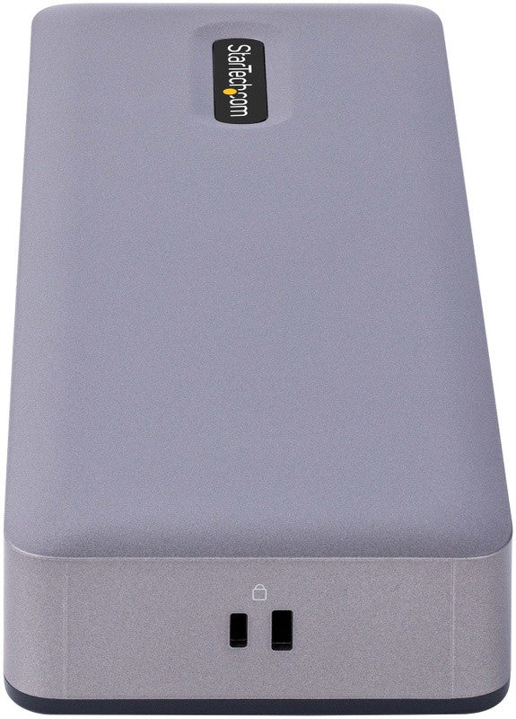 StarTech.com USB-C Docking Station - Google Chromebook Dockingstation - 3x 4K30/Dual 4K60 Monitore - 7-Port USB Hub 3.0, 60W Power Delivery 3.0, GbE, Audio, K-Slots - Works With Chromebook WWCB DK31C3MNCRUE