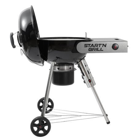 Start N Grill Holzkohlegrill 57 cm mit automatischer Zündung – SNG Evolution SNG22EVO230BK - Compridis