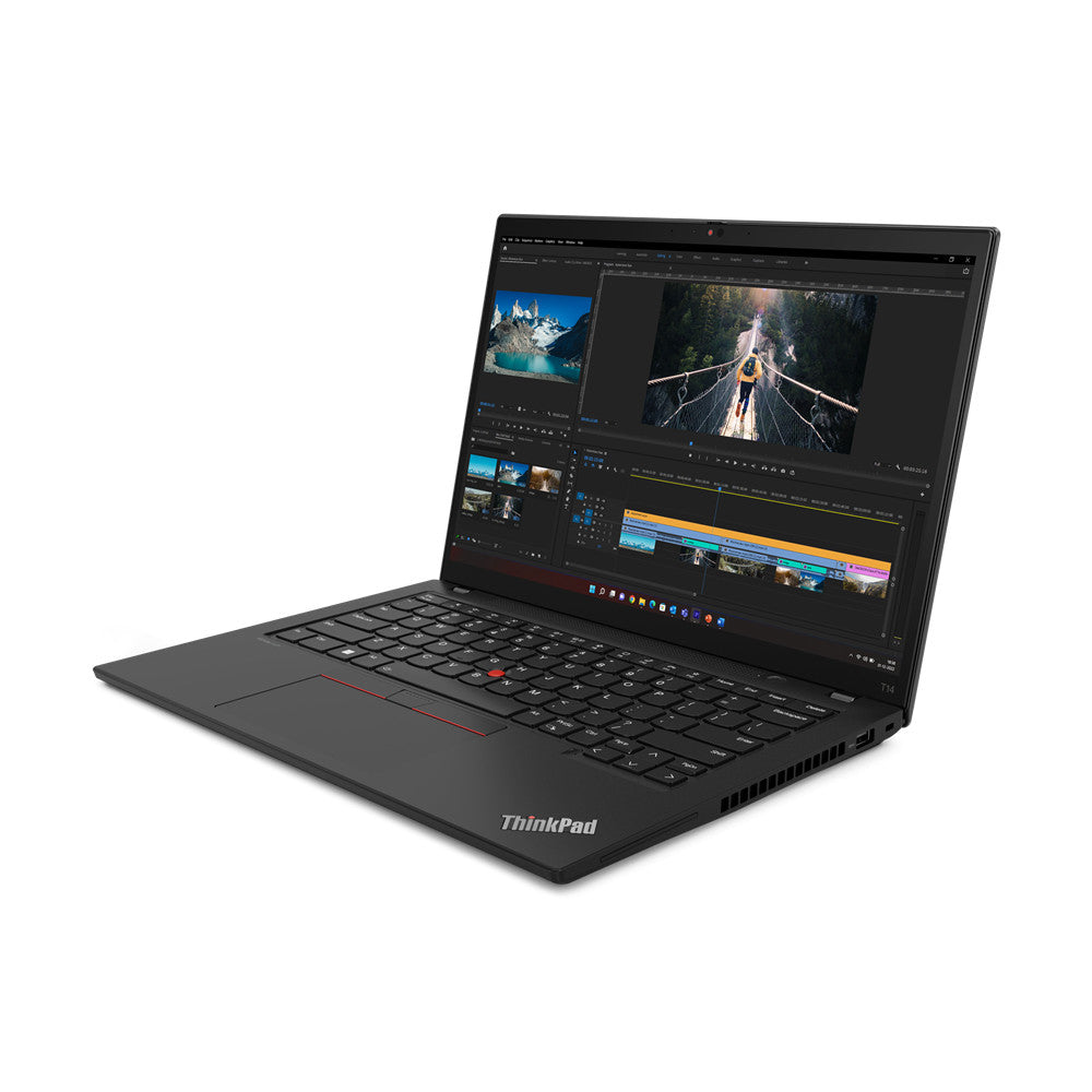 Lenovo ThinkPad T14 Gen 4 (Intel) Intel® Core™ i7 i7-1355U Laptop 35,6 cm (14") WUXGA 16 GB DDR5-SDRAM 512 GB SSD Wi-Fi 6E (802.11ax) Windows 11 Pro UK Englisch Schwarz