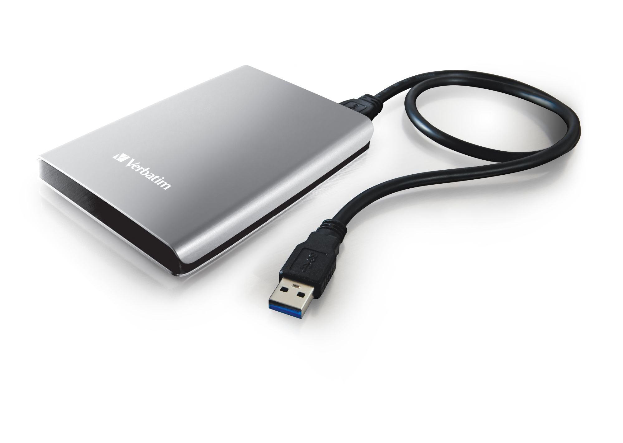 Verbatim Portables Festplattenlaufwerk Store 'n' Go USB 3.0, 2 TB, Silber