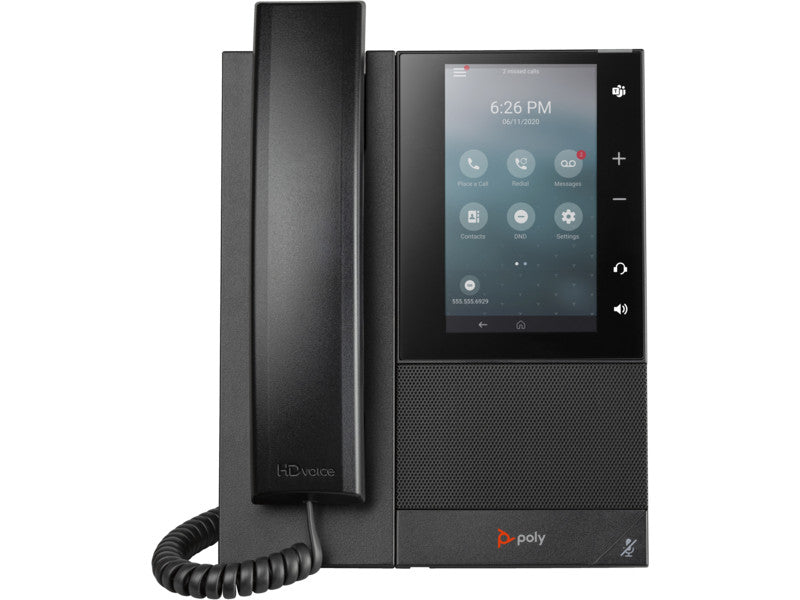 Poly CCX 505 Business-Medientelefon mit Open SIP und PoE-fähig