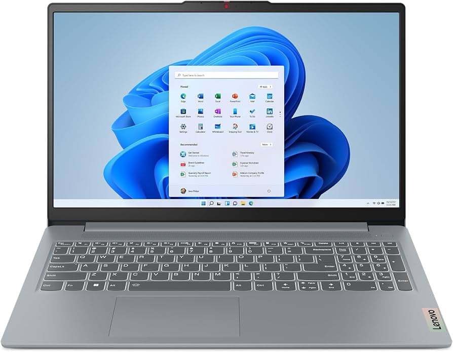 LENOVO IdeaPad Slim 3 15IAN8 Intel Core I3-N305 8GB 480GB W11H AZERTY 82XB005FFR