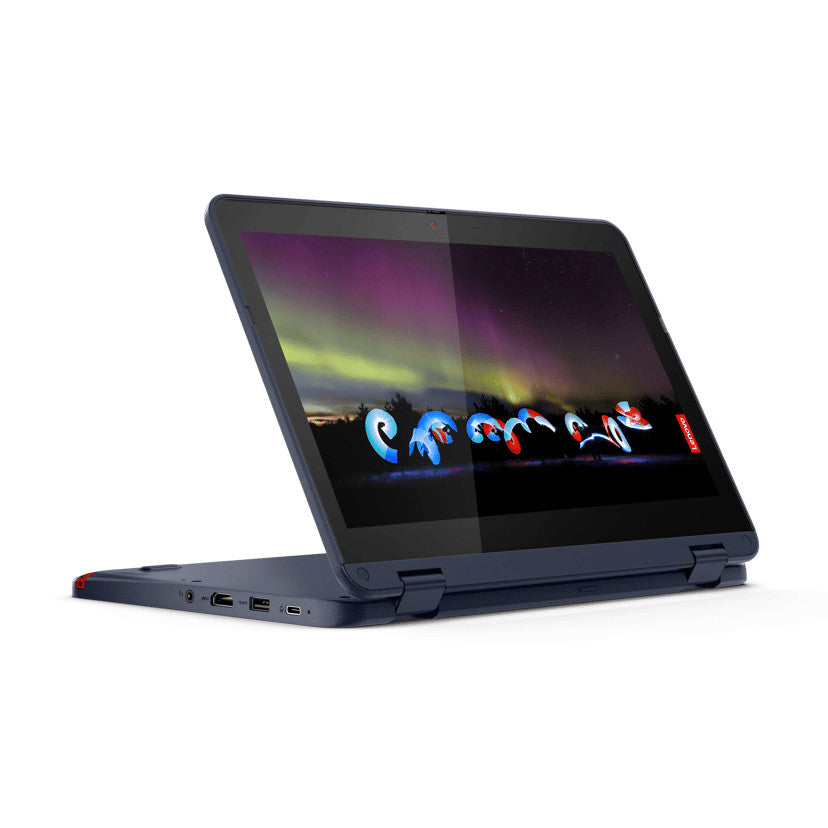 Lenovo 300e Chromebook Gen 3 (AMD) AMD 3000 3015Ce 29,5 cm (11.6") Touchscreen HD 4 GB DDR4-SDRAM 32 GB eMMC Wi-Fi 5 (802.11ac) ChromeOS Spanisch Grau