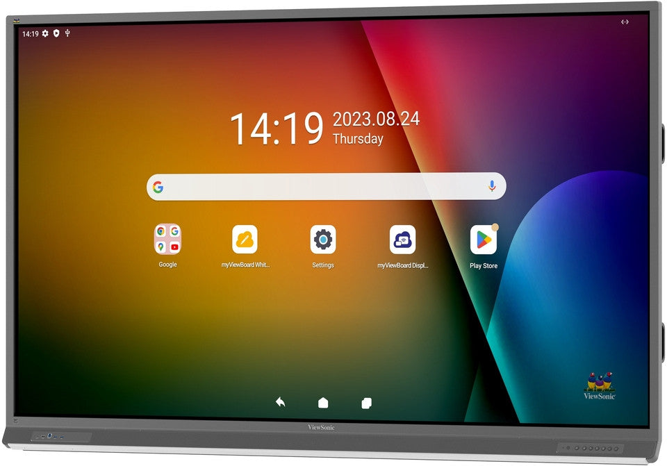 Viewsonic IFP8652-2F Interaktives Whiteboard 2,18 m (86") 3840 x 2160 Pixel Touchscreen Schwarz HDMI