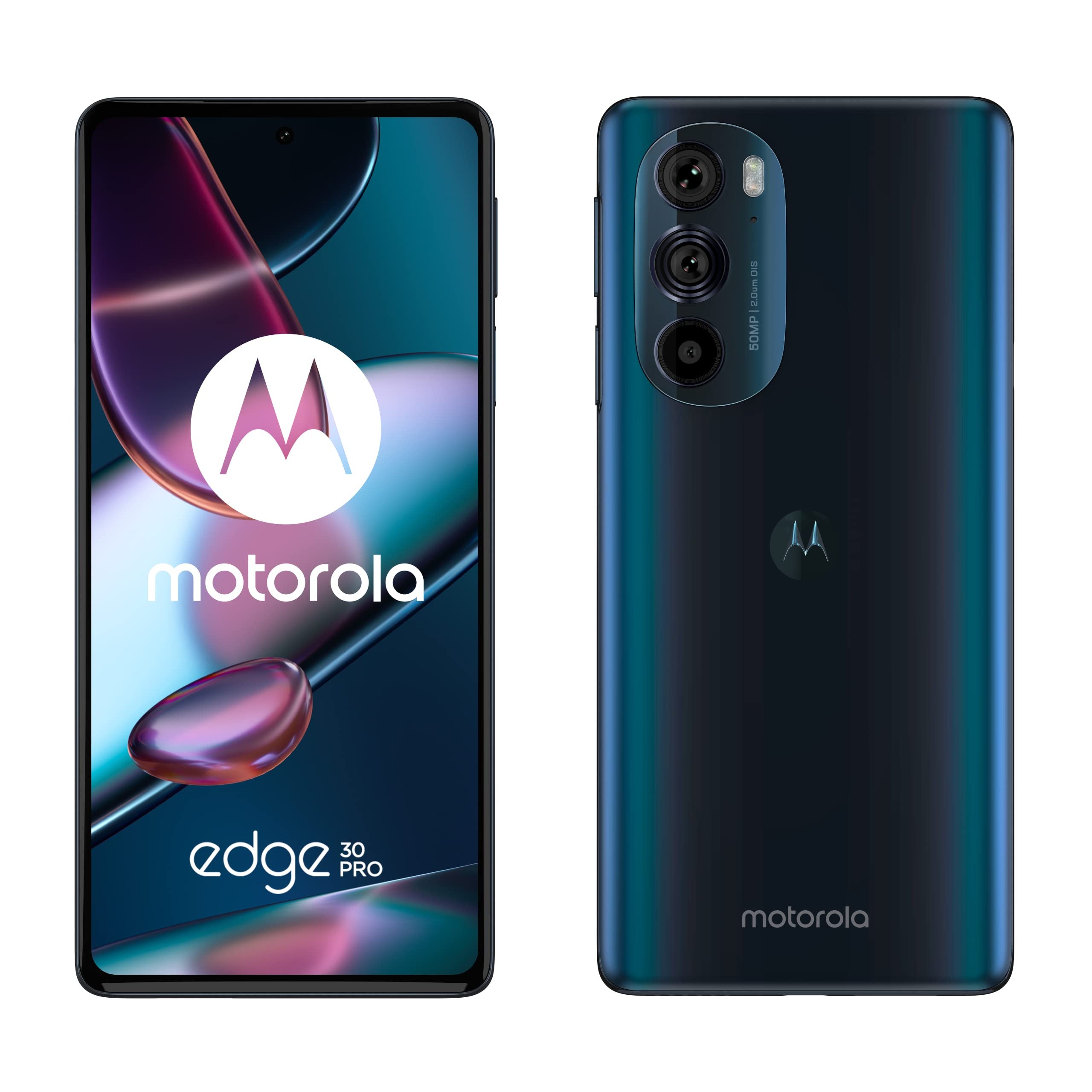 Motorola edge 30 Pro PASS0013SE Smartphone 17 cm (6.7") Dual-SIM Android 12 5G USB Typ-C 12 GB 256 GB 4800 mAh Blau PASS0013SE