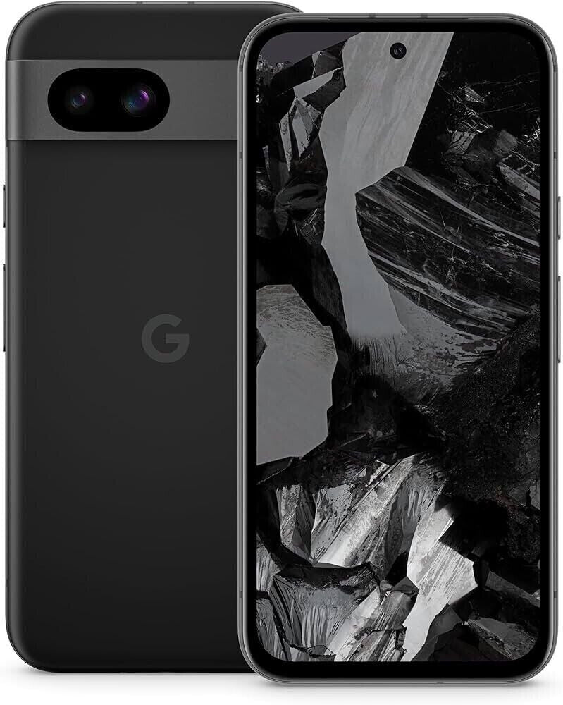 Google Pixel 8a 15,5 cm (6.1") Dual-SIM Android 14 5G USB Typ-C 8 GB 128 GB 4492 mAh Schwarz GA04432-GB