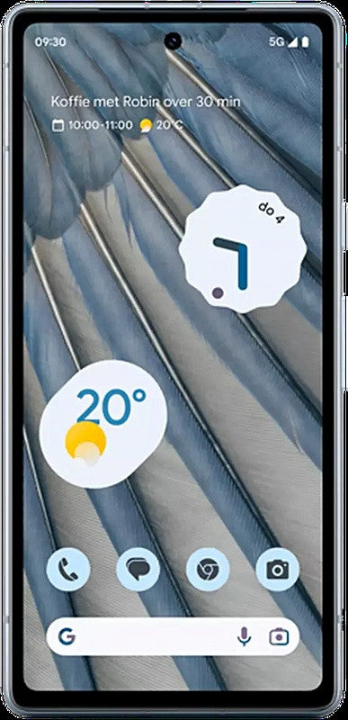 Google Pixel 7a 15,5 cm (6.1") Dual-SIM Android 13 5G USB Typ-C 8 GB 128 GB 4385 mAh Blau GA04275-GB