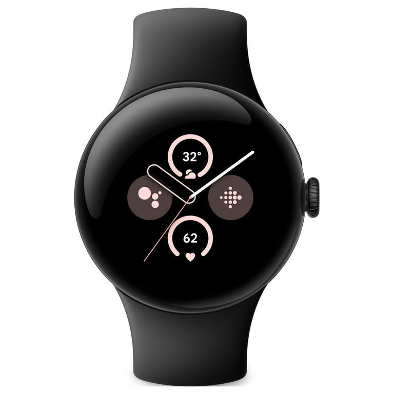 Google Pixel Watch 3 AMOLED 45 mm Digital Touchscreen Schwarz WLAN GPS