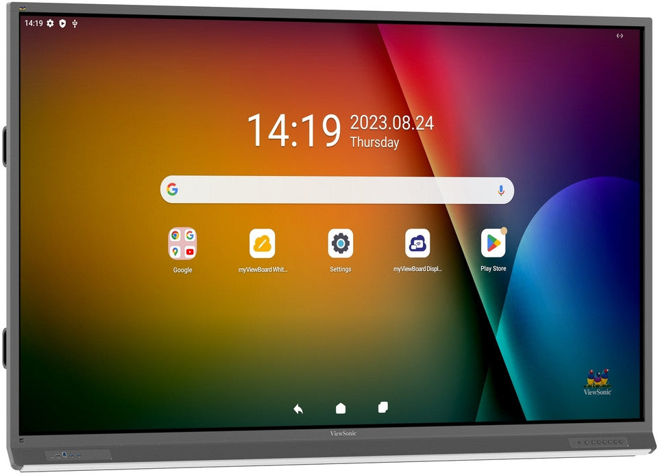 Viewsonic IFP8652-2F Interaktives Whiteboard 2,18 m (86") 3840 x 2160 Pixel Touchscreen Schwarz HDMI