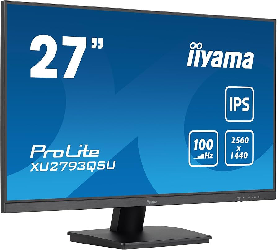 iiyama ProLite XU2793QSU-B6 Computerbildschirm 68,6 cm (27") 2560 x 1440 Pixel Wide Quad HD LED Schwarz XU2793QSU-B6