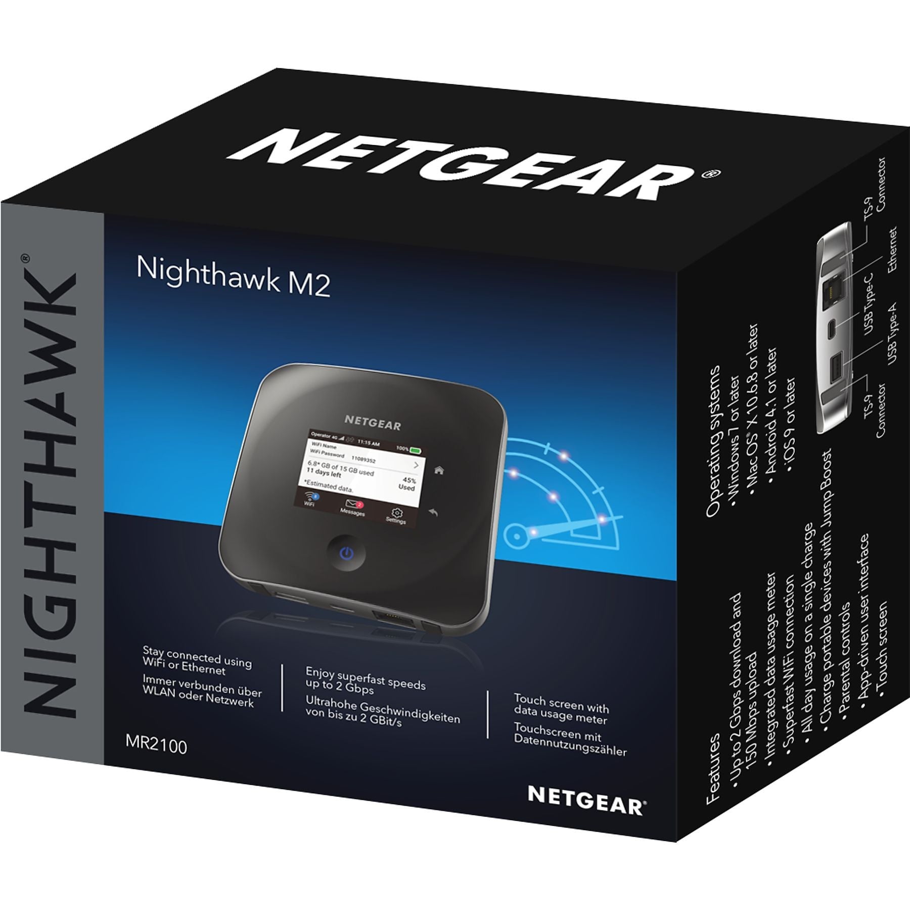 NETGEAR Aircard Mobilrouter MR2100-100EUS