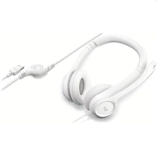 LOGITECH H390 USB-Computer-Headset USB Weiß 981-001286
