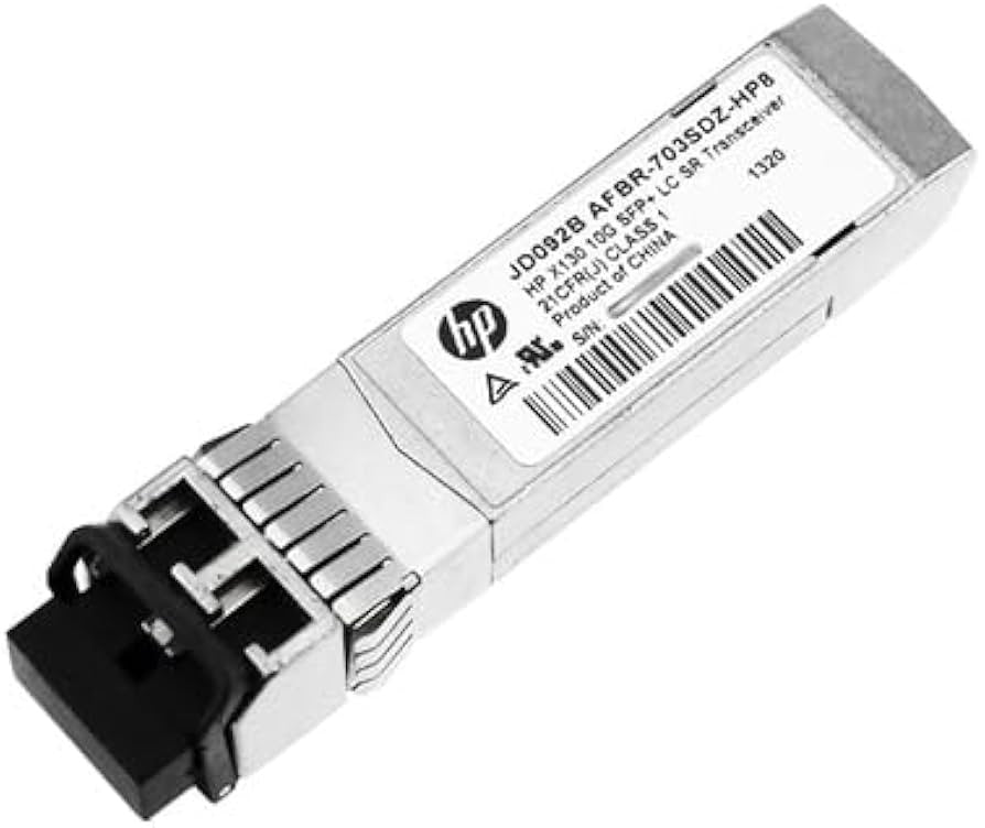 HPE Aruba Networking X130 10G SFP+ LC SR Transceiver Netzwerk-Transceiver-Modul Glasfaseroptik 10000 Mbit/s SFP+ JD092B - Compridis
