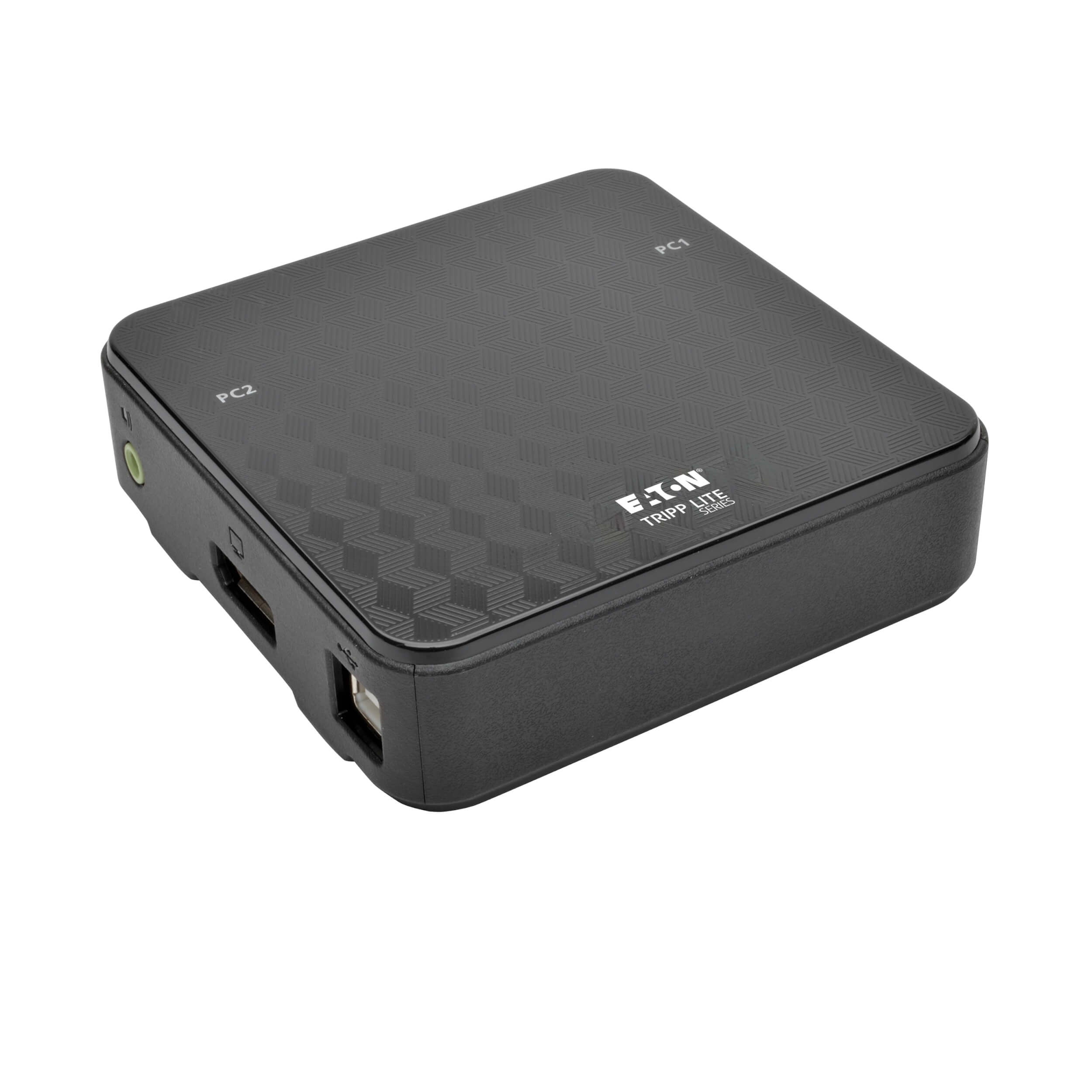 Tripp Lite B004-DP2UA2-K Tastatur/Video/Maus (KVM)-Switch Schwarz