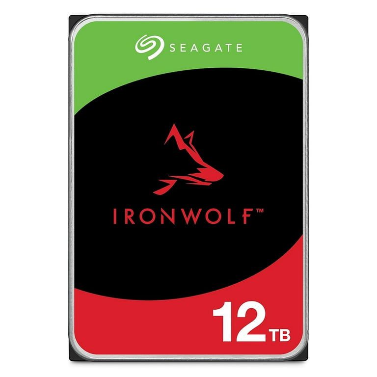 SEAGATE NAS-Festplatte 3,5 Zoll IronWolf 12 TB 7,2 KB SATA ST12000VN0008