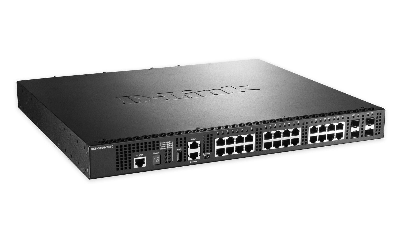 D-Link DXS-3400-24TC Netzwerk-Switch Managed L3 Gigabit Ethernet (10/100/1000) 1U Schwarz DXS-3400-24TC