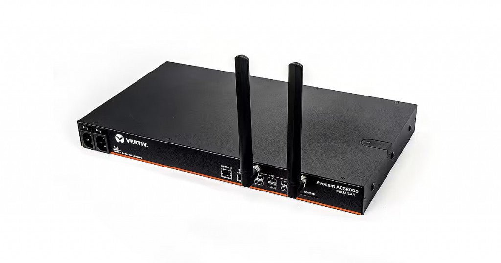VERTIV 8-Port-ACS8000 W.4G/LTE mit doppelter AC-Stromversorgung ACS8008 - EU - DAC - 400 - Compridis