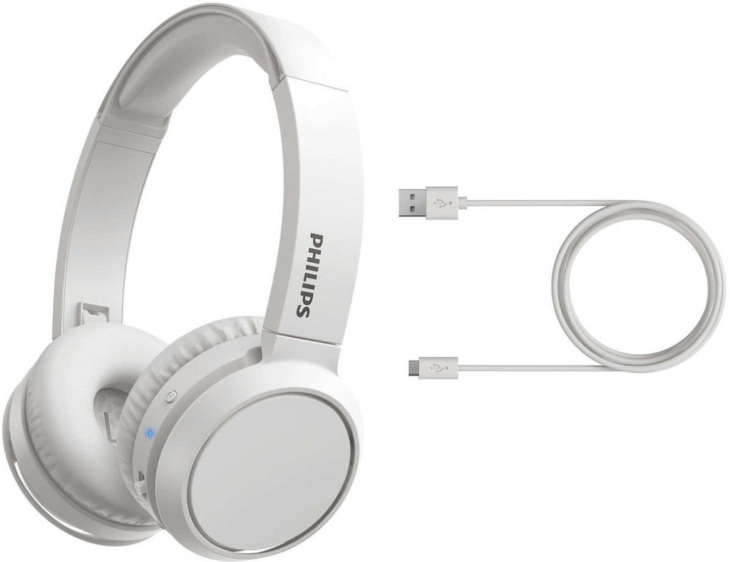 Philips 4000 series TAH4205WT/00 Kopfhörer & Headset Kabellos Kopfband Anrufe/Musik USB Typ-C Bluetooth Weiß