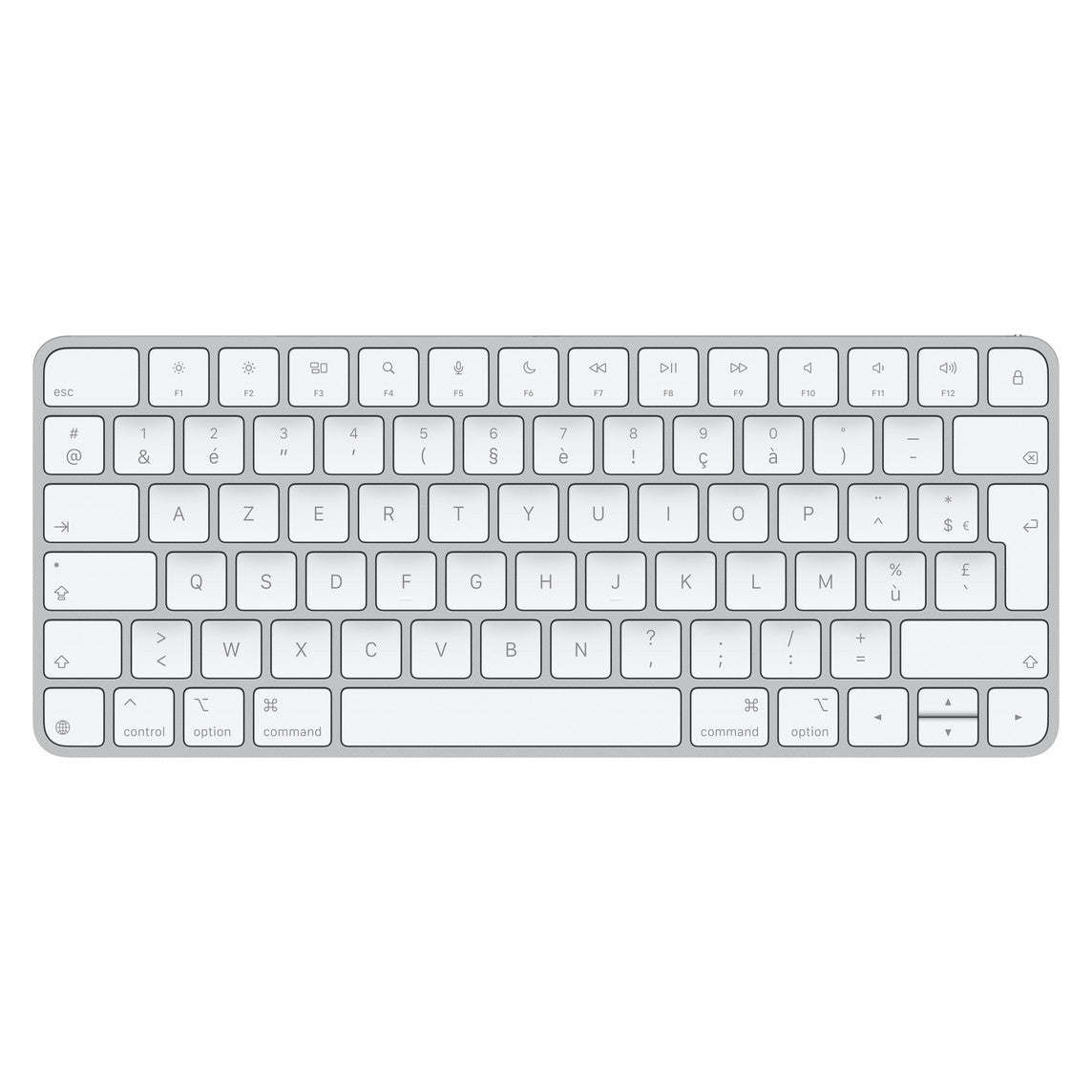 Apple Magic Tastatur Universal USB + Bluetooth AZERTY Französisch Weiß