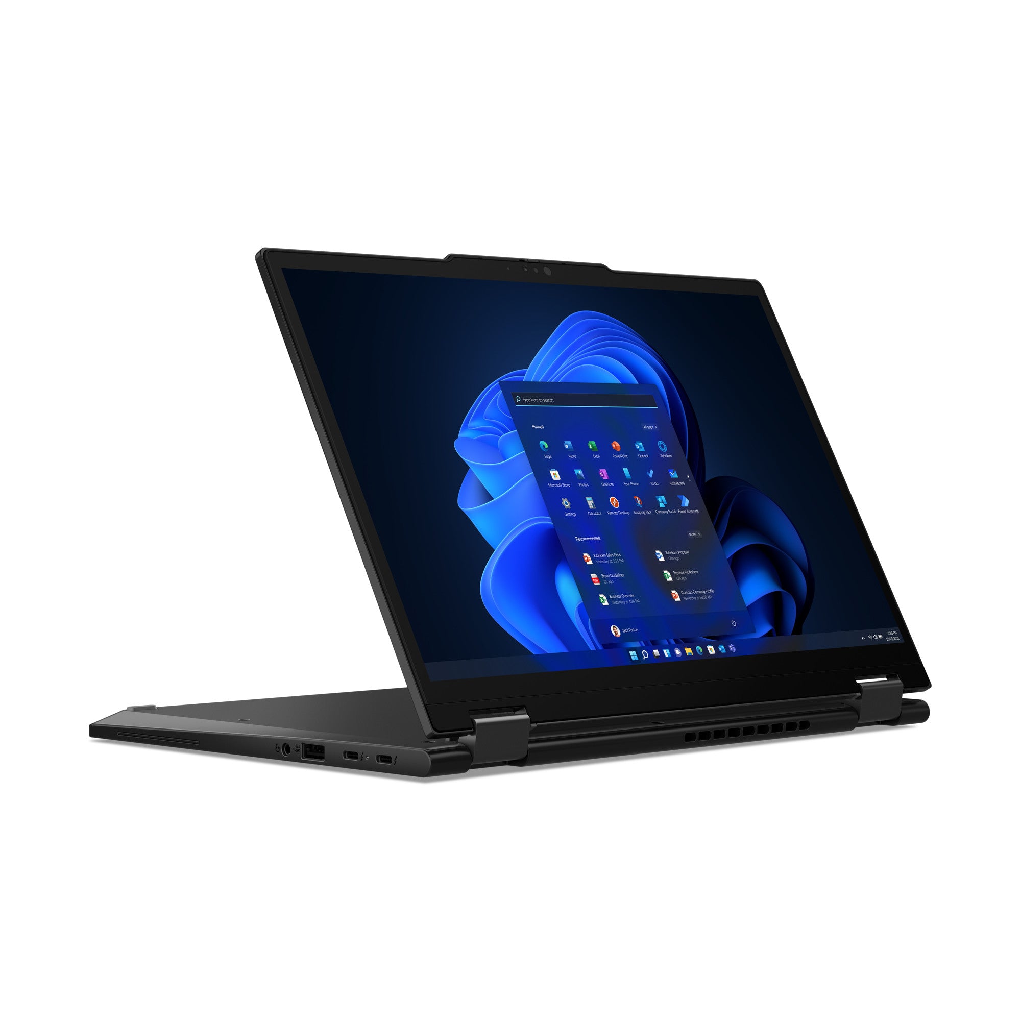 Lenovo ThinkPad X13 Yoga Gen 4 Intel® Core™ i5 i5-1335U Hybrid (2-in-1) 33,8 cm (13.3") Touchscreen WUXGA 16 GB LPDDR5-SDRAM 256 GB SSD Wi-Fi 6E (802.11ax) Windows 11 Pro UK Englisch Schwarz
