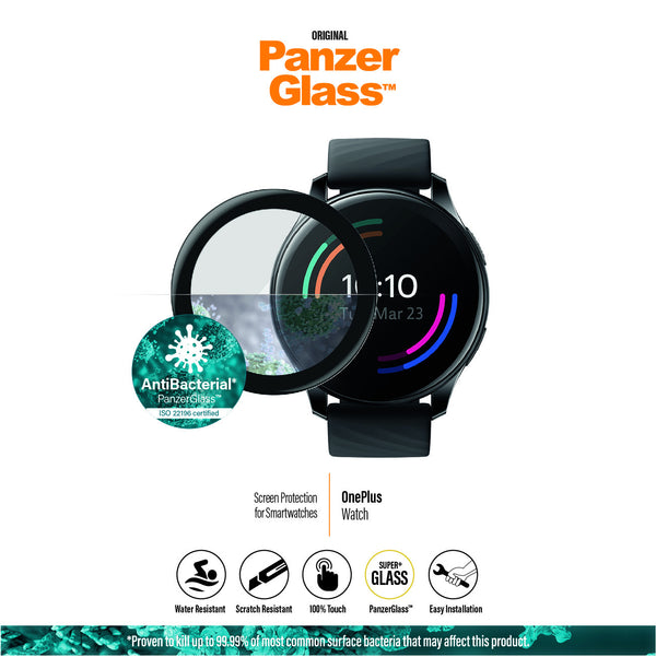 PanzerGlass 3657 Smart Wearable-Zubehör Displayschutz Transparentes gehärtetes Glas, Polyethylenterephthalat (PET)