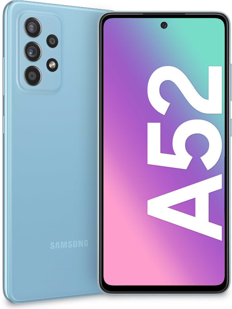 Samsung Galaxy A52 4G SM-A525F 16,5 cm (6.5") Dual-SIM Android 11 USB Typ-C 6 GB 128 GB 4500 mAh Blau SM-A525FZBGEUB