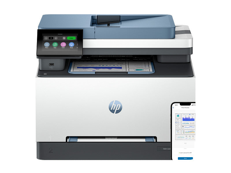 HP Color LaserJet Pro LaserJet Pro 3302fdn Multifunction Farbe Drucker, Nur Ethernet; Kopierer, Scanner