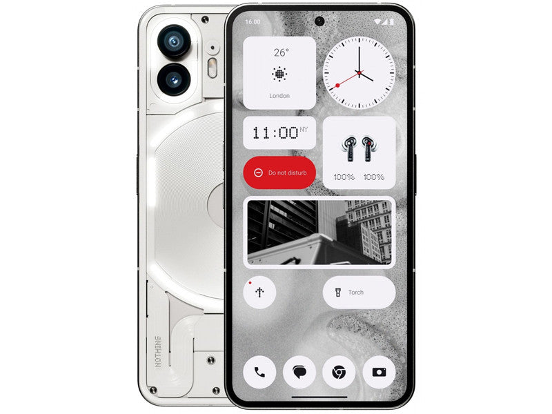 Nothing Phone (2) 17 cm (6,7 Zoll) Dual-SIM 5G USB Typ-C 12 GB 256 GB 4700 mAh Weiß