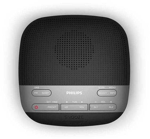 Philips TAR3505/12 Radio Uhr Digital Schwarz, Grau