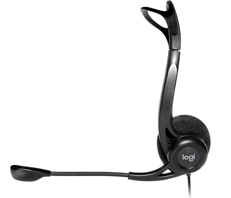 Logitech 981-000100 Kopfhörer/Headset Kabelgebunden Kopfbügel Anrufe/Musik USB Typ-A Schwarz