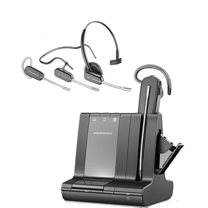 Poly 8245 Office Kopfhörer Kabellos Ohrbügel, im Ohr Büro/Callcenter Bluetooth Schwarz