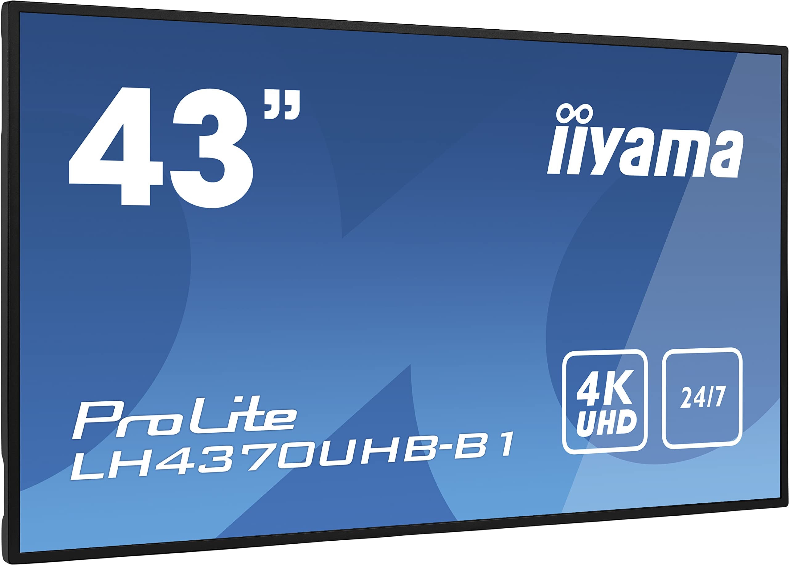 iiyama LH4370UHB-B1 Bildzeitung Digital Signage Flachbildschirm 108 cm (42,5") VA 700 cd/m² 4K Ultra HD Schwarz Prozessortyp Android 9.0 24/7