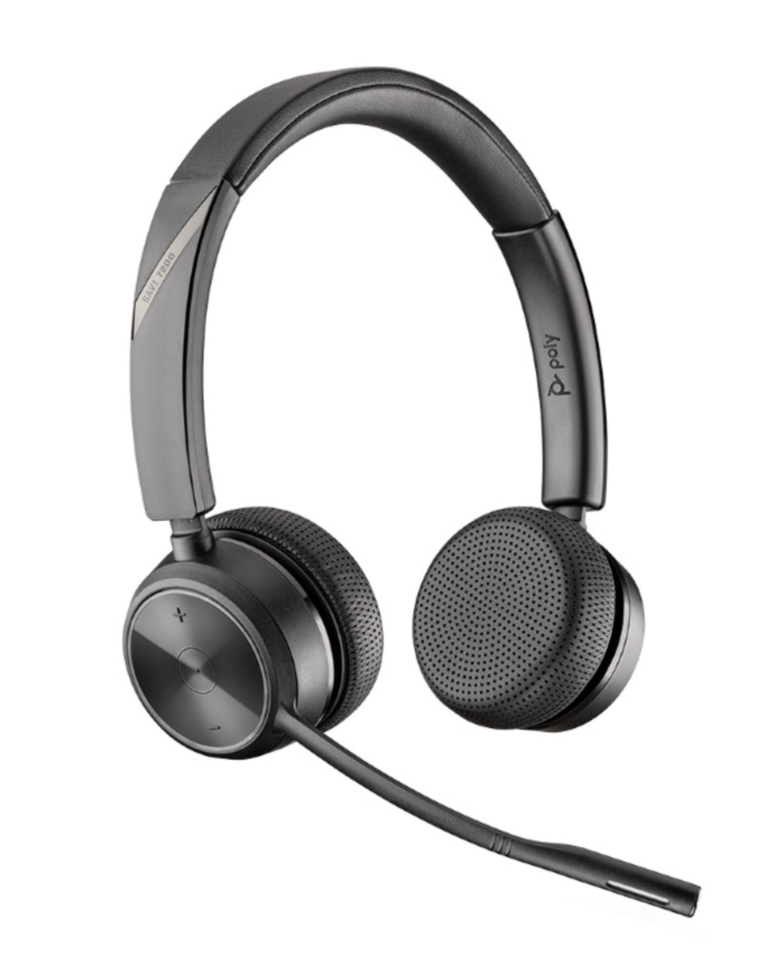 Poly 213352-02 Kopfhörer & Headset Kabellos Kopfband Büro/Callcenter Schwarz