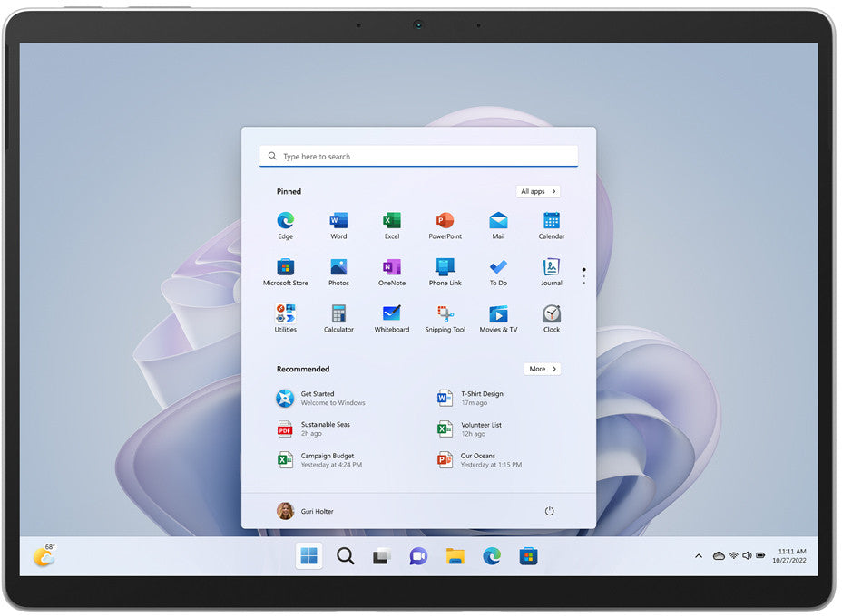 MICROSOFT Surface Pro 9 i5-1245U 16 GB 256 GB QWERTY UK QIA-00003
