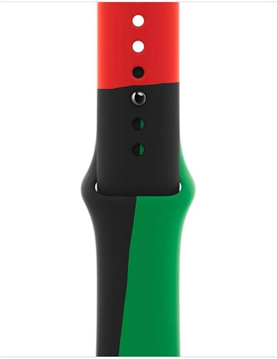 Apple MUQ53ZM/A smarte tragbare Zubehör-Armband Schwarz, Grün, Rot Fluorelastomer MUQ53ZM/A - Compridis