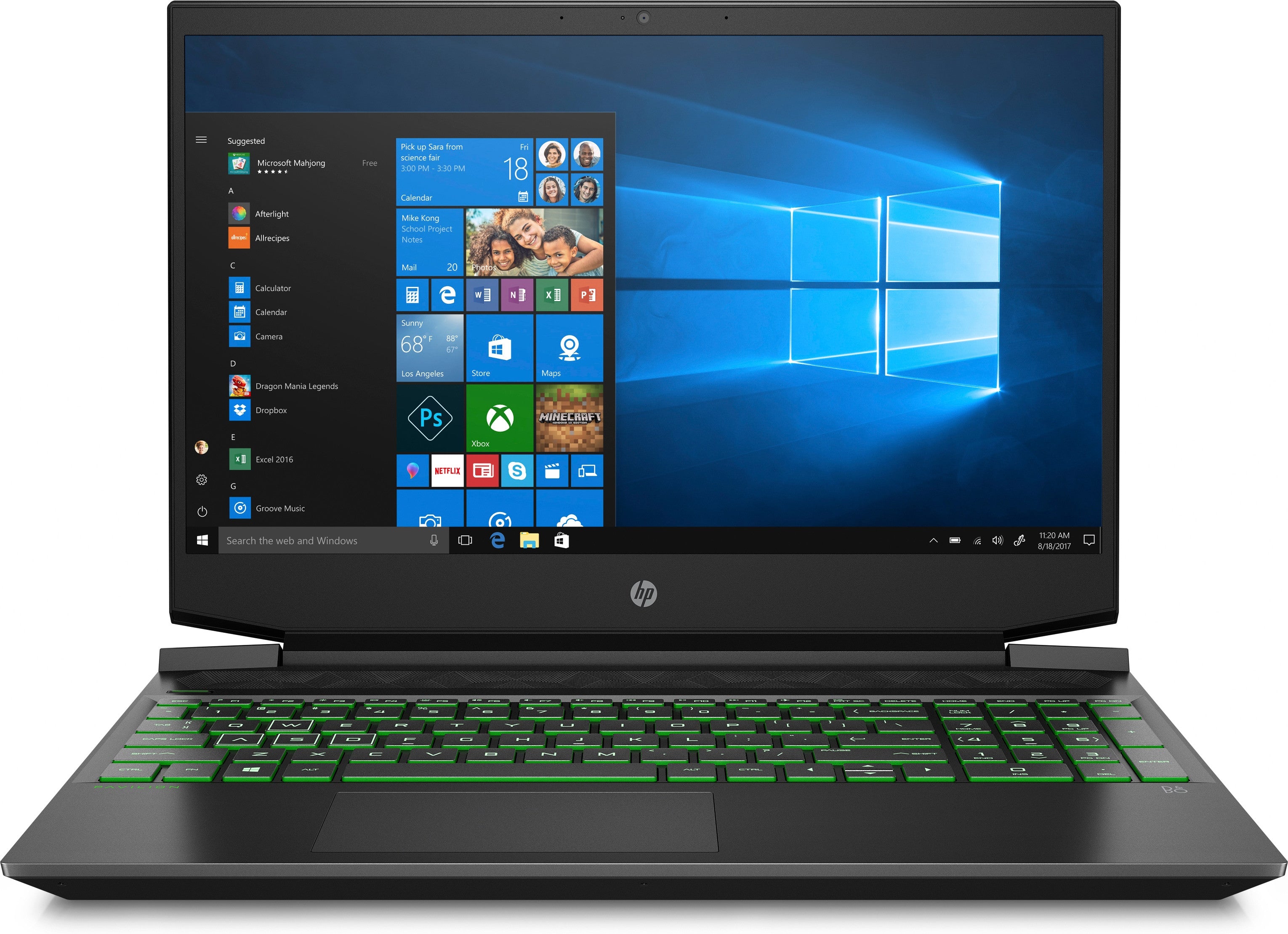HP Pavilion Gaming 15-ec2265ng AMD Ryzen™ 5 5600H Laptop 39,6 cm (15.6") Full HD 16 GB DDR4-SDRAM 512 GB SSD NVIDIA GeForce RTX 3050 Wi-Fi 6 (802.11ax) Windows 11 Home Schwarz 482K9EA#ABD